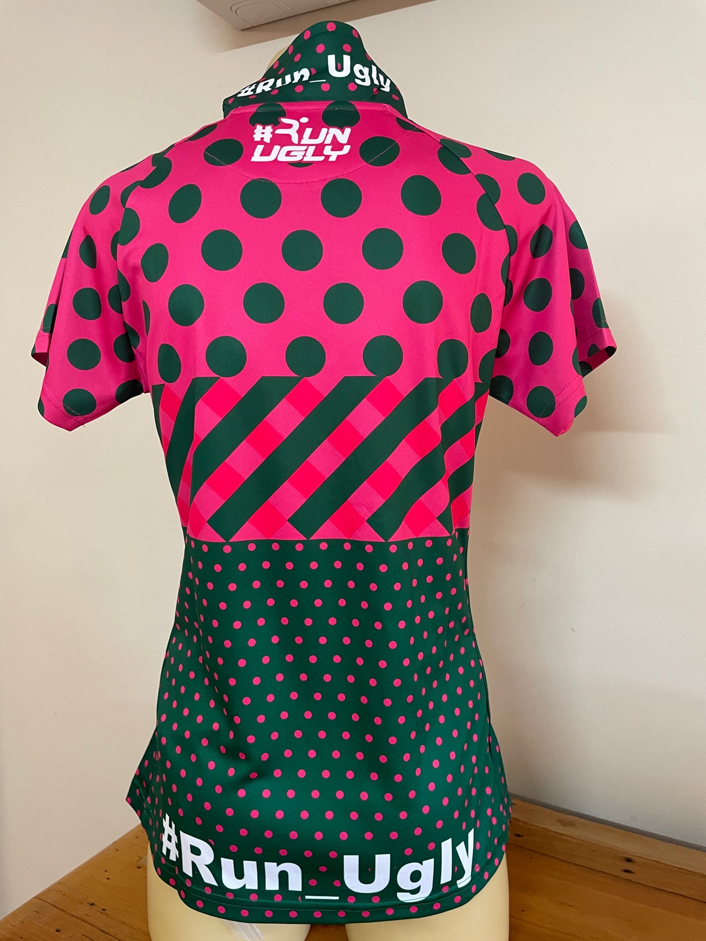 Pink and Green Polka Dot Tee