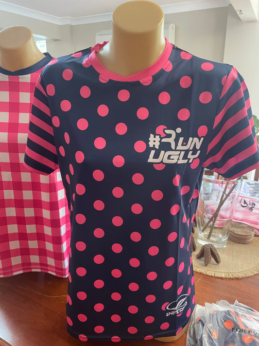 Tee-Shirt Pink Polka Dot