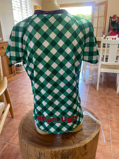 Green gingham- Tee