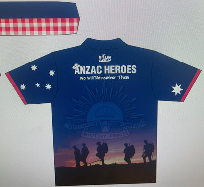 Pre Order ONLY- Anzac Day Polo- ends 15th December