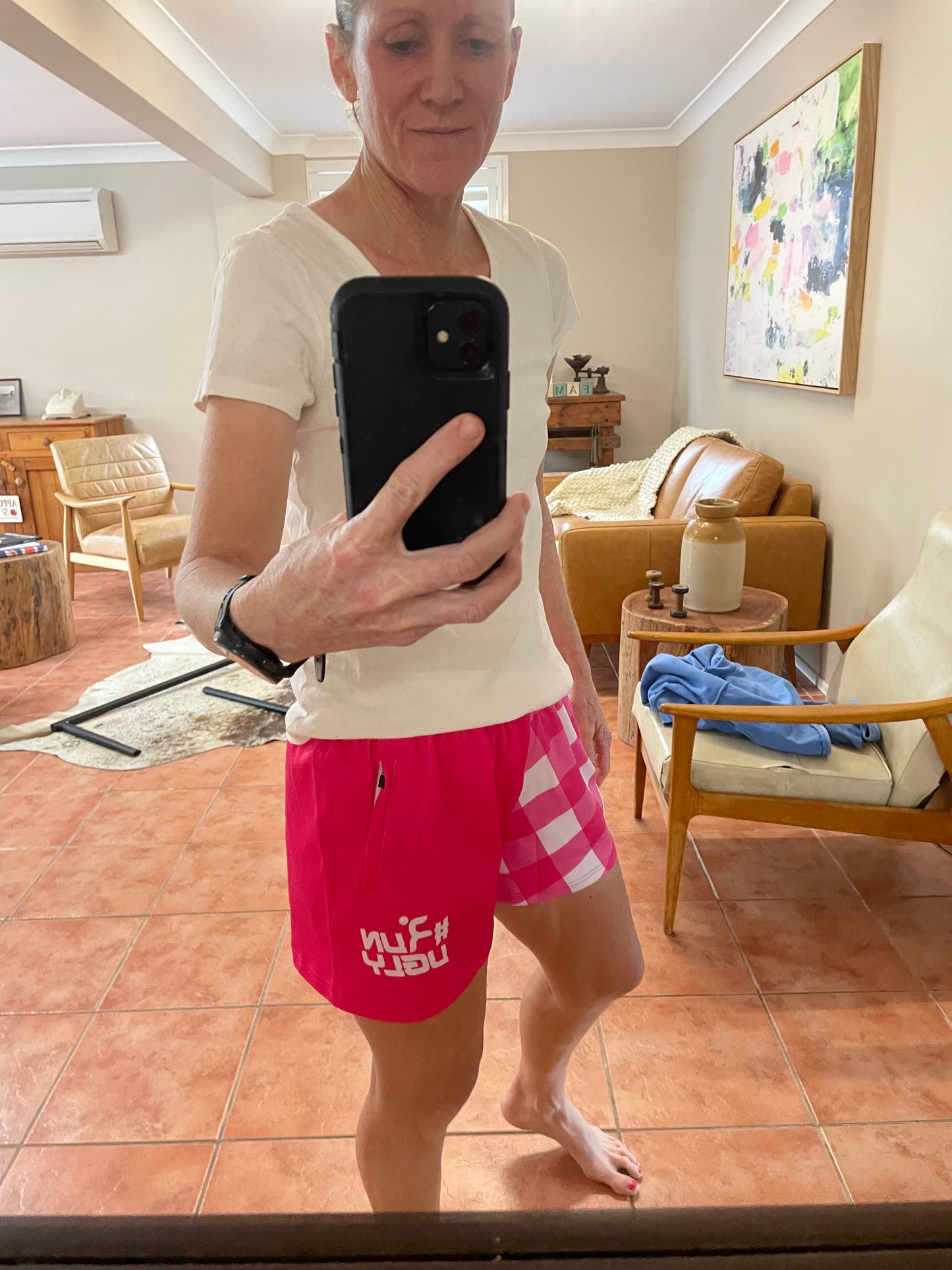 Pink - RU Footy Shorts